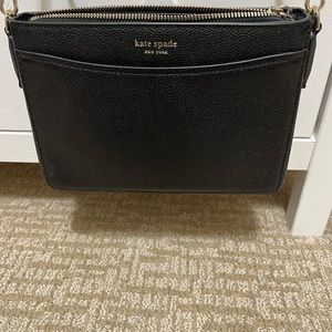Kate Spade black leather crossbody
